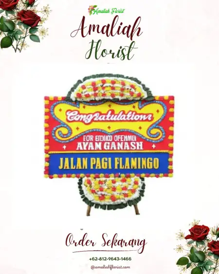 Sewa Papan Bunga Bende